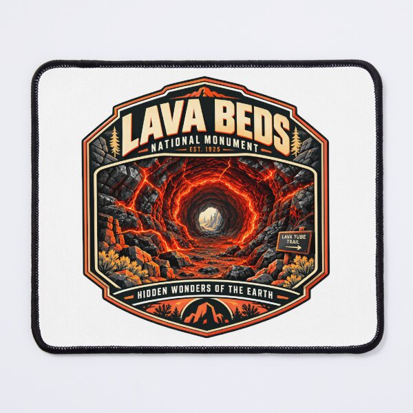 Item preview, Lava Beds National Monument Est. 1925 Hidden Wonders Of The Earth Lava Tube Trail Explorer designed and sold by JasonStars123.