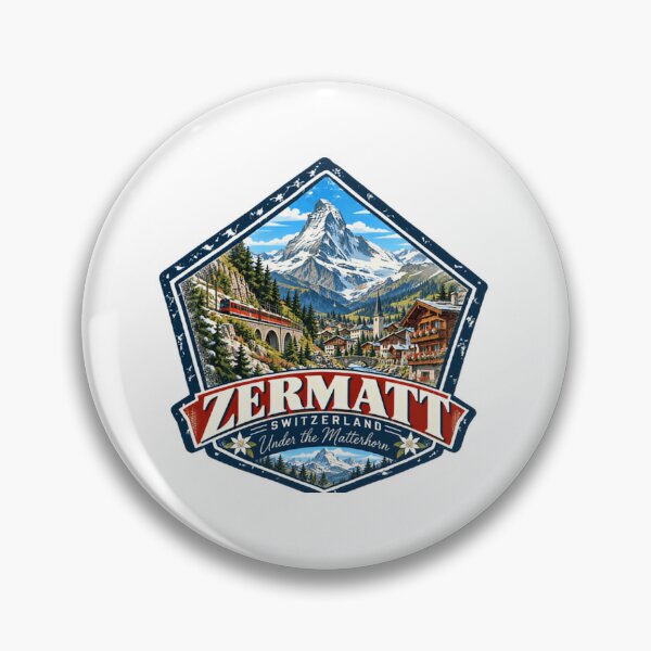 Item preview, Zermatt Switzerland Under The Matterhorn Swiss Alps Travel Destination designed and sold by JonesFlora2025.