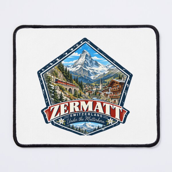 Item preview, Zermatt Switzerland Under The Matterhorn Swiss Alps Travel Destination designed and sold by JonesFlora2025.