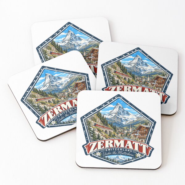 Item preview, Zermatt Switzerland Under The Matterhorn Swiss Alps Travel Destination designed and sold by JonesFlora2025.