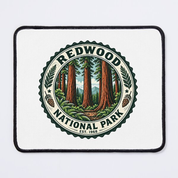 Item preview, Redwood National Park Est. 1968 California Travel Visitor Explorer designed and sold by Simsimah26Parks.