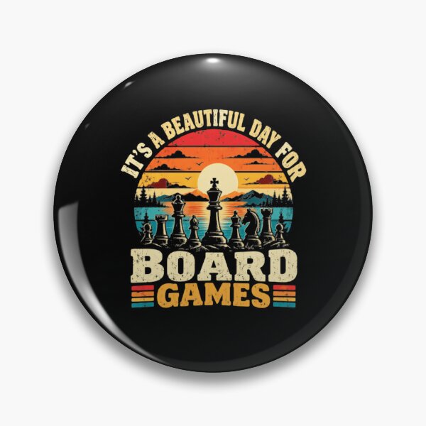 Item preview, It's A Beautiful Day For Board Games | Board Game Enthusiast Gift | Chess Player Hobby designed and sold by SkeletonsDanger.