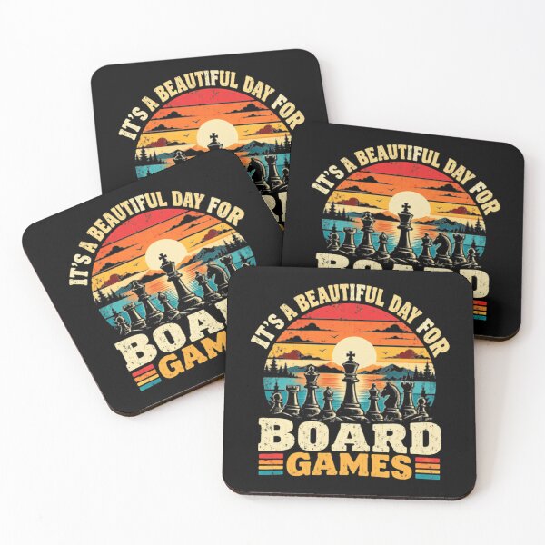 Item preview, It's A Beautiful Day For Board Games | Board Game Enthusiast Gift | Chess Player Hobby designed and sold by SkeletonsDanger.