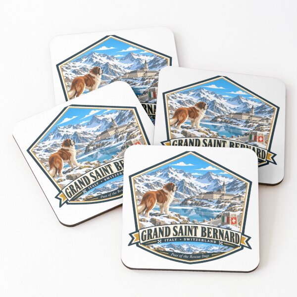 Item preview, Grand Saint Bernard Pass Of The Rescue Dogs Saint Bernard Dog Travel Italy Switzerland designed and sold by NeedForParks.