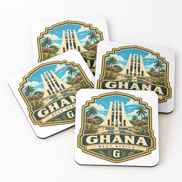 Item preview, Ghana West Africa Ghanaian Travel Souvenir Black Star Gate designed and sold by JasonStars123.