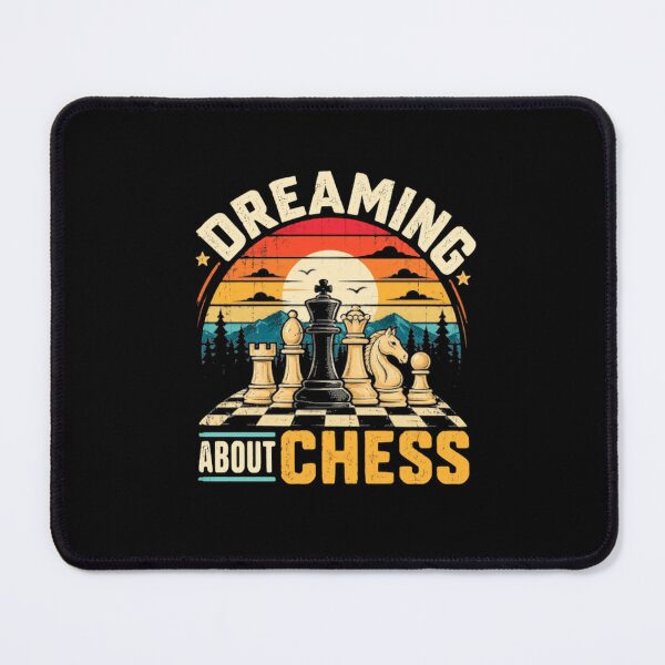 Item preview, Dreaming About Chess Player Strategy Board Game designed and sold by SkeletonsDanger.