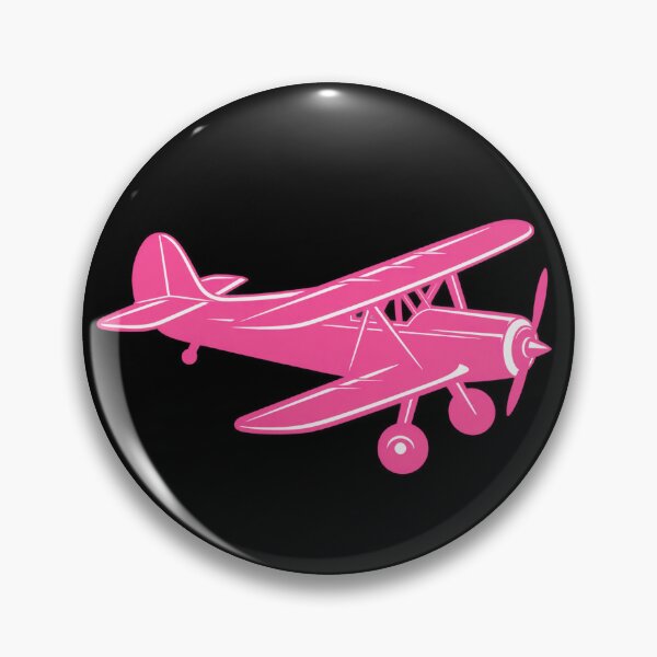 Item preview, pink biplane  designed and sold by PilotandPlane.