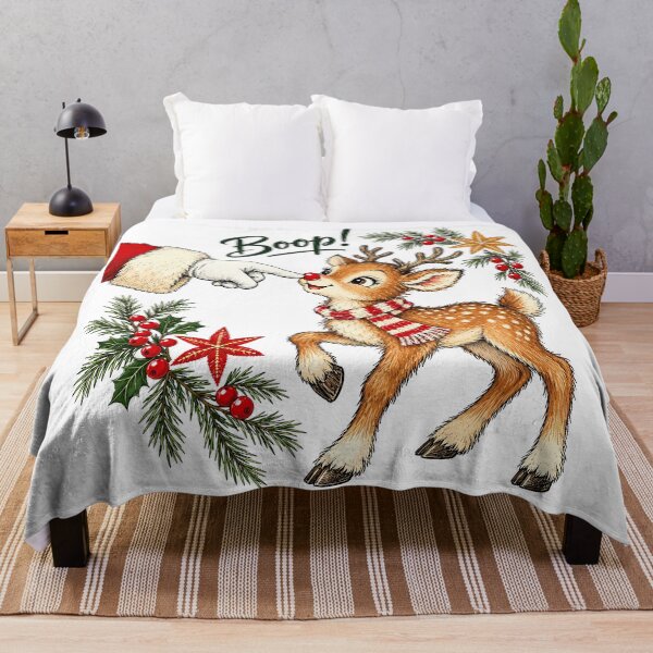 Item preview, Boop Christmas Reindeer Funny Santa Clause designed and sold by roni-harbor.