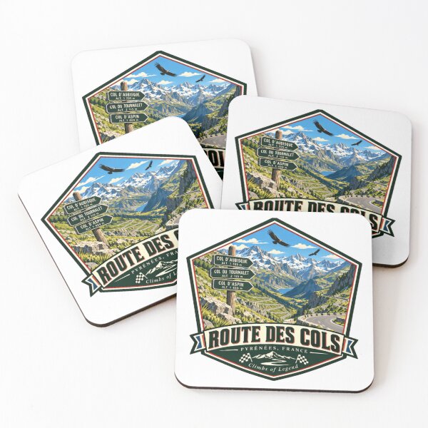 Item preview, Route Des Cols Pyrenees France Cycling Climbs Of Legend designed and sold by JonesFlora2025.