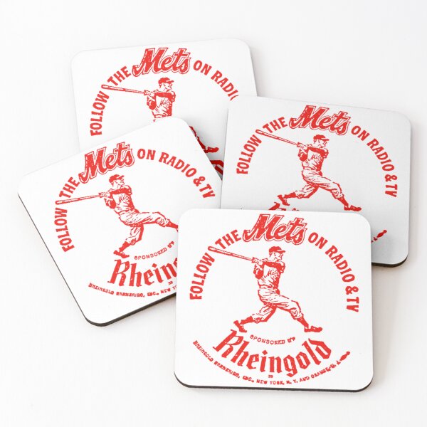 Item preview, Vintage Mets Baseball Follow The Mets On Radio And TV Rheingold Design designed and sold by Fibi-studio.