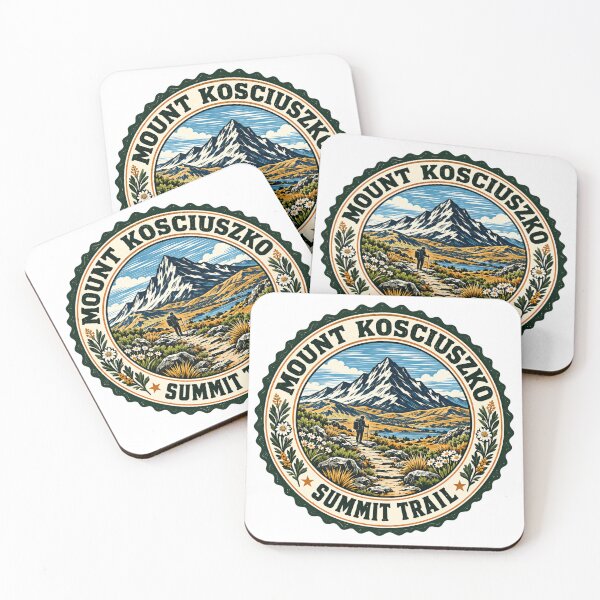 Item preview, Mount Kosciuszko Summit Trail Hiker Mountaineer Australia designed and sold by Simsimah26Parks.
