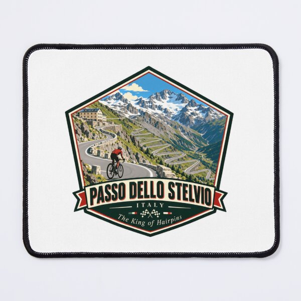Item preview, Passo Dello Stelvio Italy The King Of Hairpins Road Cycling Mountain Pass designed and sold by JonesFlora2025.