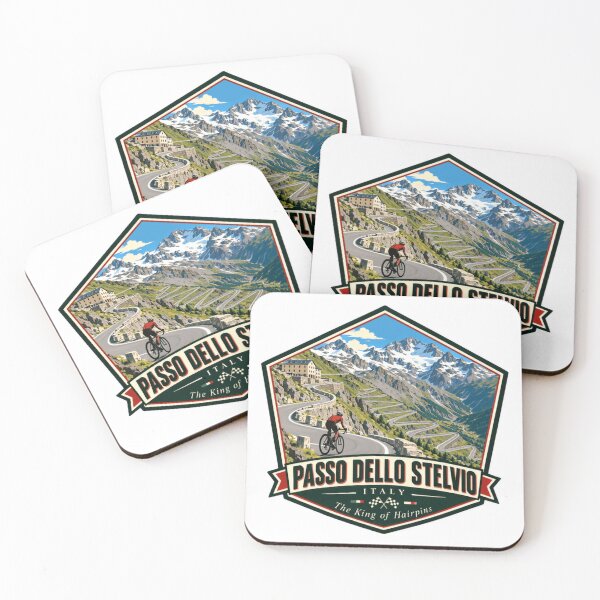 Item preview, Passo Dello Stelvio Italy The King Of Hairpins Road Cycling Mountain Pass designed and sold by JonesFlora2025.