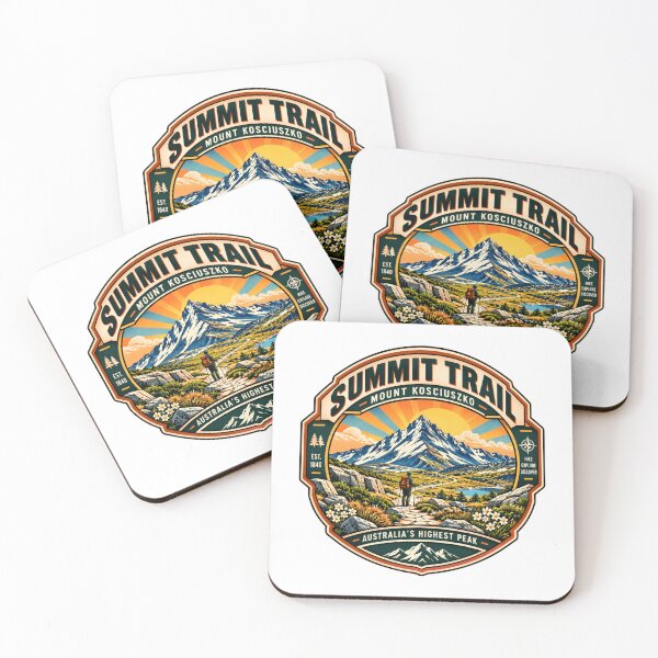 Item preview, Summit Trail Mount Kosciuszko Australia's Highest Peak Hiking Mountaineer Explorer designed and sold by kristyparkStar3.