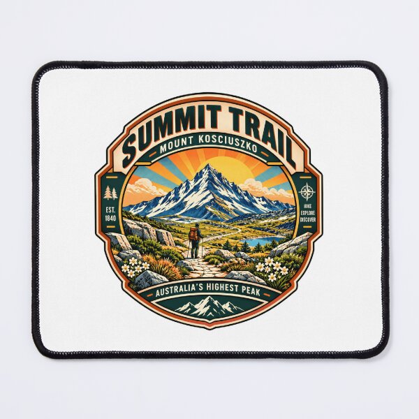 Item preview, Summit Trail Mount Kosciuszko Australia's Highest Peak Hiking Mountaineer Explorer designed and sold by kristyparkStar3.