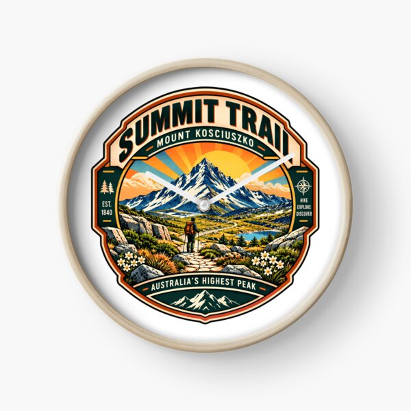 Item preview, Summit Trail Mount Kosciuszko Australia's Highest Peak Hiking Mountaineer Explorer designed and sold by kristyparkStar3.