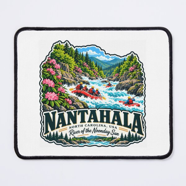 Item preview, Nantahala North Carolina USA River Of The Noonday Sun White Water Rafting Adventure designed and sold by NeedForParks.