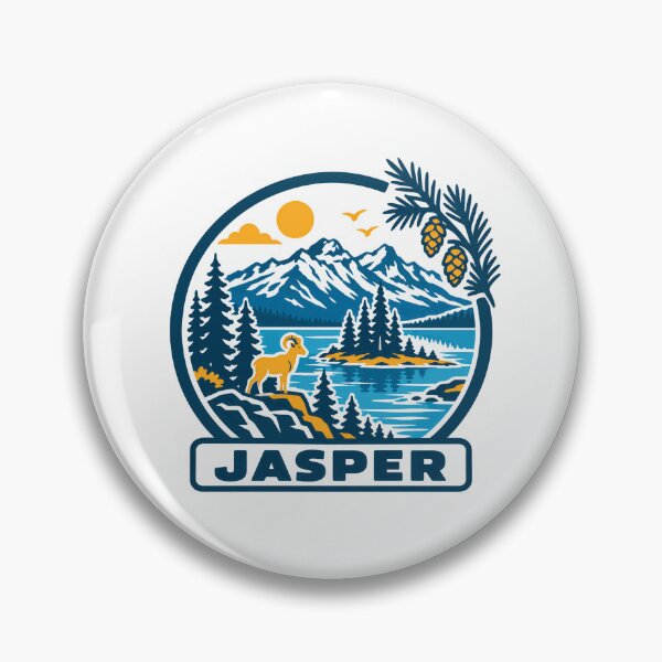 Item preview, Jasper National Park Canadian Rockies Mountain Lake Souvenir designed and sold by ManilStuck237.
