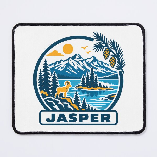 Item preview, Jasper National Park Canadian Rockies Mountain Lake Souvenir designed and sold by ManilStuck237.