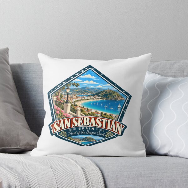 Item preview, San Sebastian Spain Pearl Of The Basque Coast Travel Souvenir Vacation designed and sold by NightGlyph.