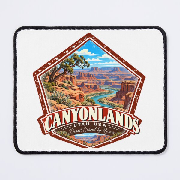 Item preview, Canyonlands Utah Usa Desert Carved By Rivers National Park Traveler Souvenir designed and sold by NightGlyph.