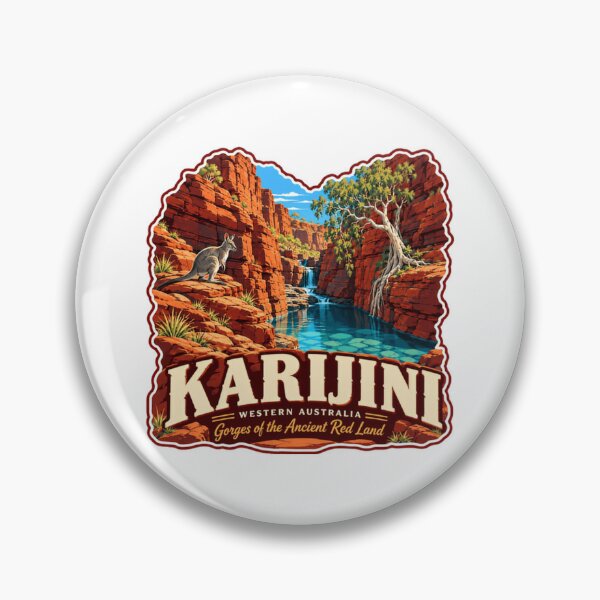 Item preview, Karijini Western Australia Gorges Of The Ancient Red Land Australian Outback Explorer designed and sold by JonesFlora2025.