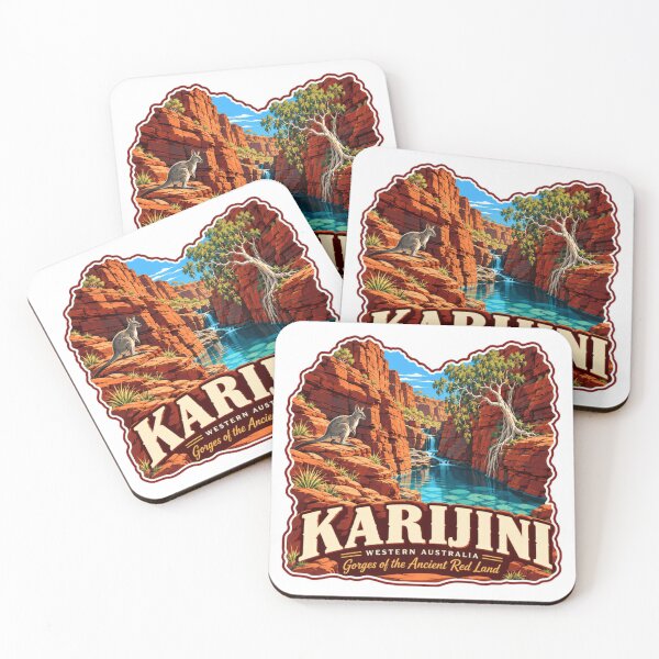 Item preview, Karijini Western Australia Gorges Of The Ancient Red Land Australian Outback Explorer designed and sold by JonesFlora2025.