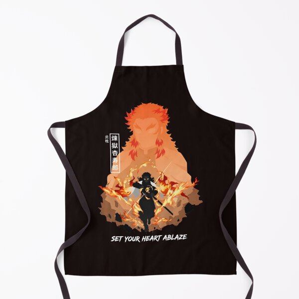 Item preview, Flame Hashira Set Your Heart Ablaze Minimalist Art designed and sold by Mawntsni.