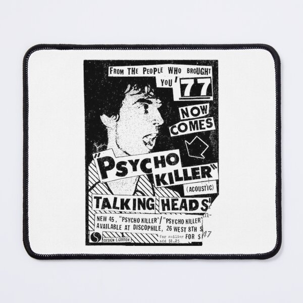 Item preview, Talking Heads Psycho Killer Post Punk Vintage Band Poster designed and sold by Fibi-studio.