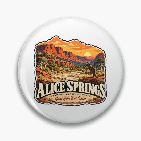 Item preview, Alice Springs Northern Territory Australia Heart Of The Red Centre Australian Travel Souvenir designed and sold by JonesFlora2025.