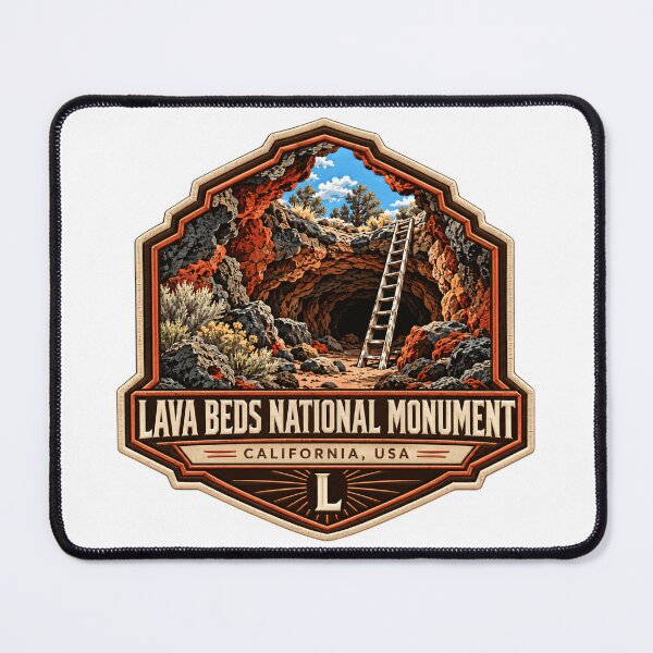 Item preview, Lava Beds National Monument California USA Travel Souvenir Explorer designed and sold by JasonStars123.