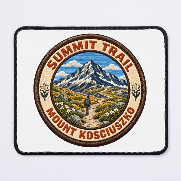 Item preview, Summit Trail Mount Kosciuszko Mountain Hiker Mountaineer designed and sold by ManilStuck237.