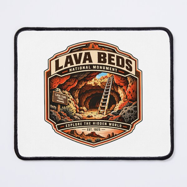 Item preview, Lava Beds National Monument Lava Tube Trail Explore The Hidden World Est 1925 Caving Explorer designed and sold by kristyparkStar3.