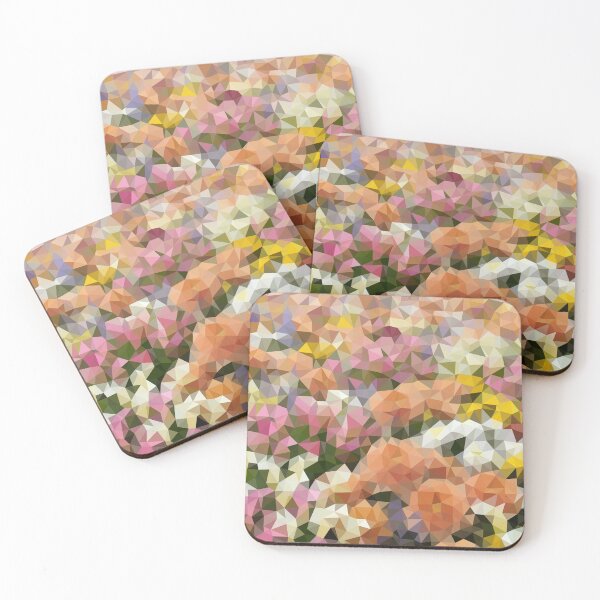 Item preview, Calla Lilies and Chrysanthemums in Mosaic designed and sold by ImpostoreArt.