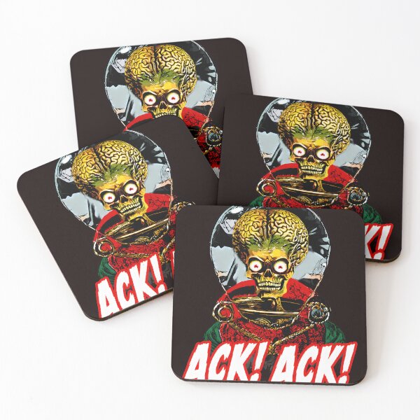 Item preview, Ack Ack Martian Retro Sci-Fi Pop Art designed and sold by Mawntsni.