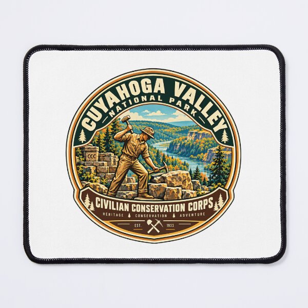 Item preview, Cuyahoga Valley National Park Civilian Conservation Corps Ohio History Conservation Explorer designed and sold by kristyparkStar3.