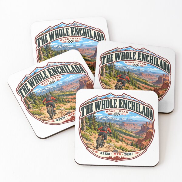 Item preview, The Whole Enchilada Moab Utah Mountain Biking MTB Trail Rider Cyclist designed and sold by JonesFlora2025.