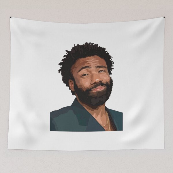 Item preview, Childish Gambino Illustration Portrait Fan Art designed and sold by Fibi-studio.