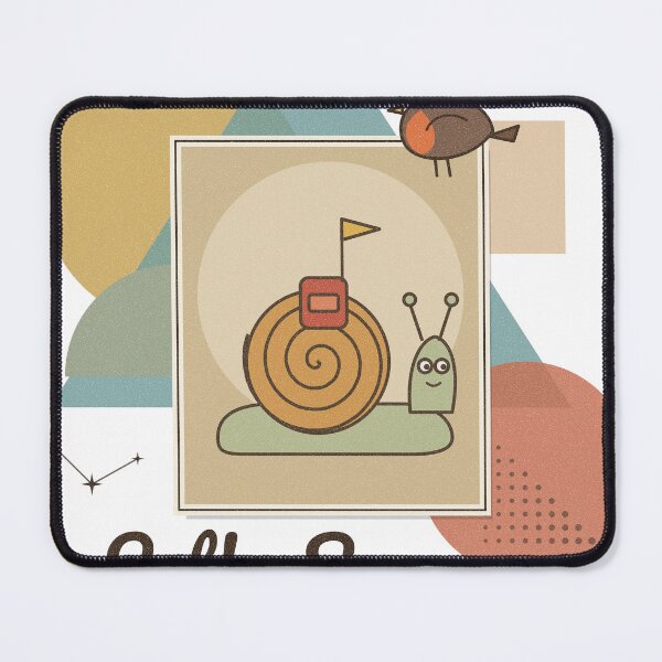 Item preview, Let's Escargo Funny Snail Travel Pun designed and sold by somebasic.