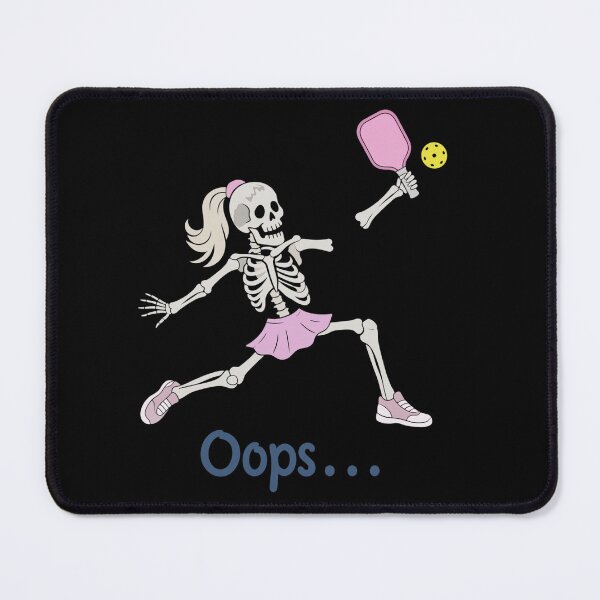 Item preview, Oops - Funny Pickleball Skeleton with Pink Paddle designed and sold by haitrieuic96.