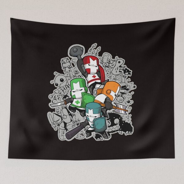 Item preview, Four Knights Adventure Doodle Art designed and sold by ThresholdBlue.