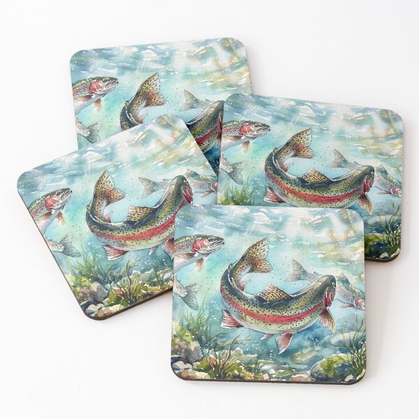 Item preview, Rainbow Trout (3) designed and sold by Fish Town.
