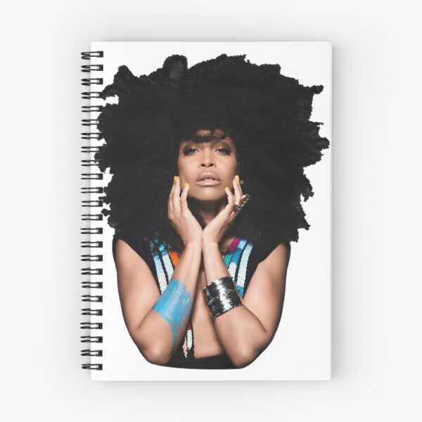 Item preview, Erykah Badu Portrait with Afro and Colorful Accents designed and sold by Fibi-studio.