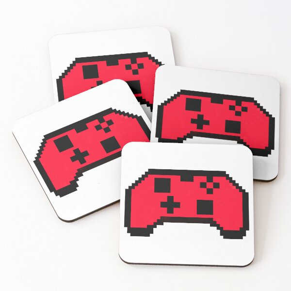Item preview, Red Pixel Game Controller designed and sold by Super Neon Pixels .