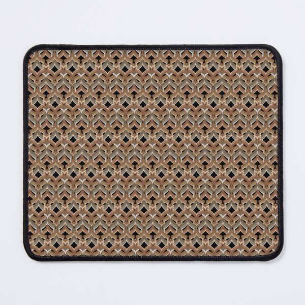 Item preview, Abstract oriental ethnic pattern beige ornament brown black designed and sold by fuzzyfox.