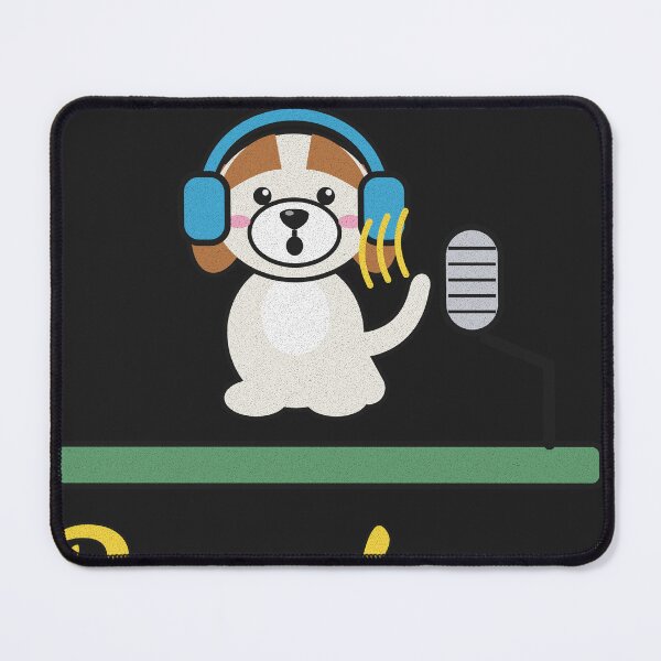 Item preview, Pawdcast Funny Dog Podcast Host Beagle designed and sold by somebasic.
