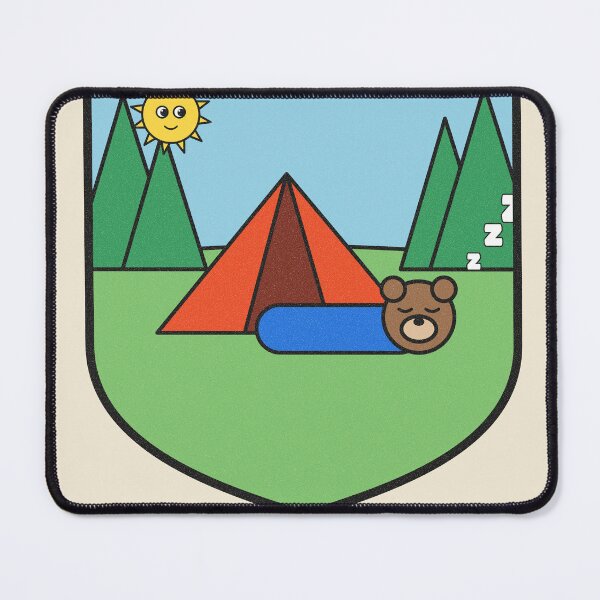 Item preview, Camp Nap-a-lot Funny Bear Camping Nap designed and sold by somebasic.