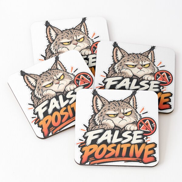 Item preview, False Positive Lynx – Funny SOC Analyst Cybersecurity Humor designed and sold by The Silly Grumpy Society.