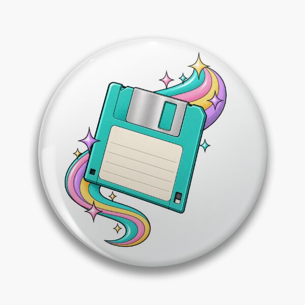 Item preview, Retro Floppy Disk Rainbow 90s Computer Nostalgia designed and sold by victorsuarez.
