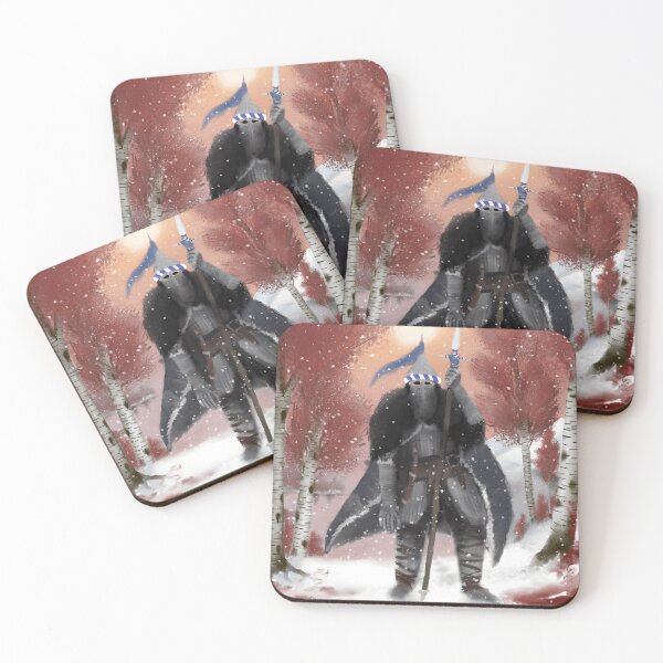 Item preview, Winter Viking Warrior with Spear in Snowy Forest designed and sold by lcnsdjstrtrystd.